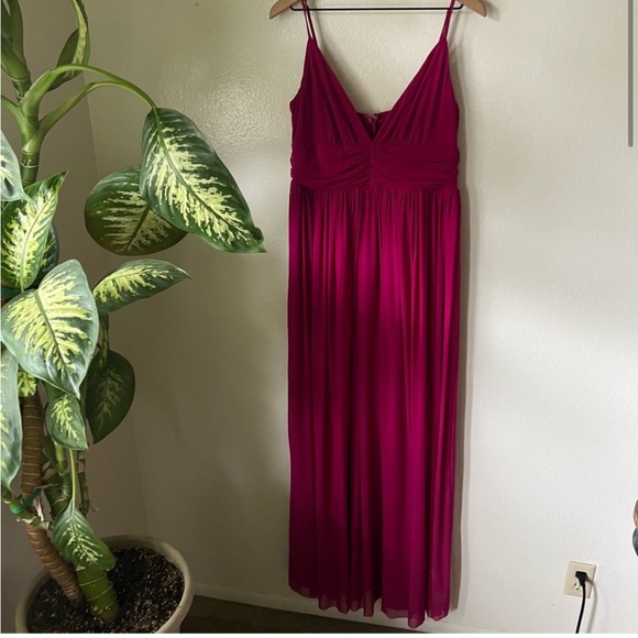 Lulus | Queen of the Evening Magenta Maxi Dress - Picture 2 of 8